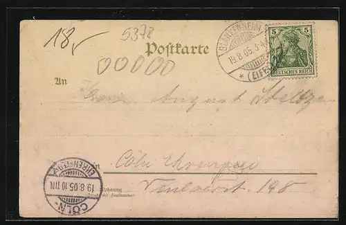 AK Blankenheim, Hotel Kölner Hof, Ortsansicht