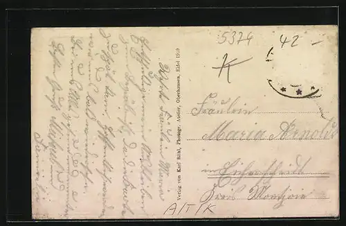 AK Hollerath i. Eifel, Ortsansicht, Restauration zur Post