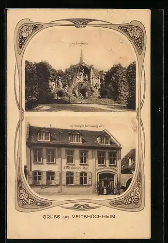 AK Veitshöchheim, Gasthaus Würzburger Hof