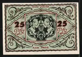 Notgeld Scharmbeck 1923, 25 Pfennig, Wappen