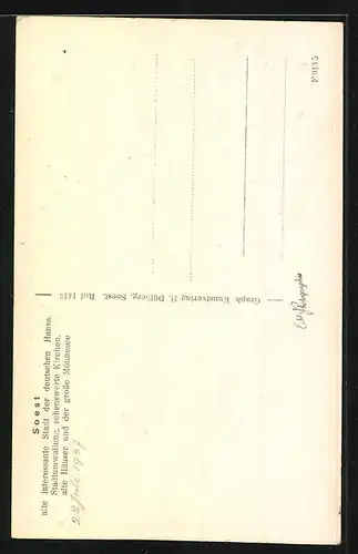 AK Soest, Ansicht vom Patrokli-Dom