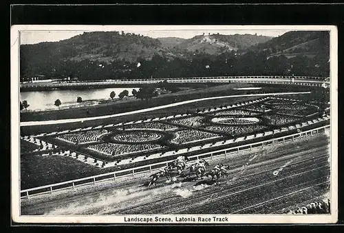 AK Latonia, Landscape Scene, Latonia Race Track