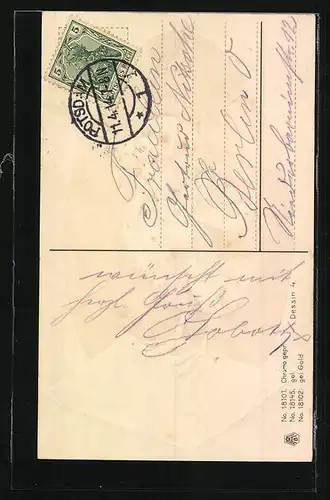 AK Osterküken wünscht fröhliche Ostern