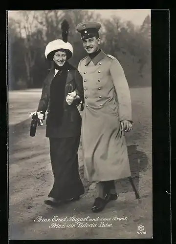 AK Prinz Ernst August und Prinzessin Victoria Luise