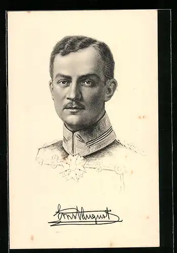 AK Portrait von Ernst August Herzog von Braunschweig