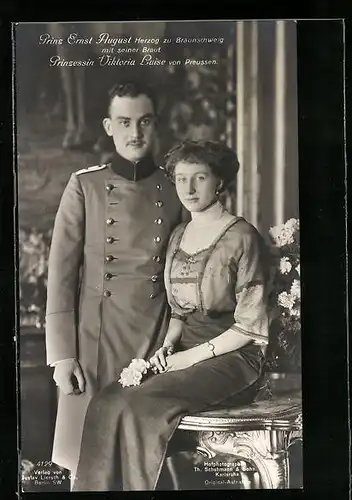 AK Herzog Prinz Ernst August und Prinzessin Viktoria Luise