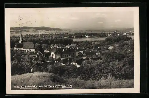 AK Pöchlarn, Kl. Pöchlarn mit Stadt Pöchlarn