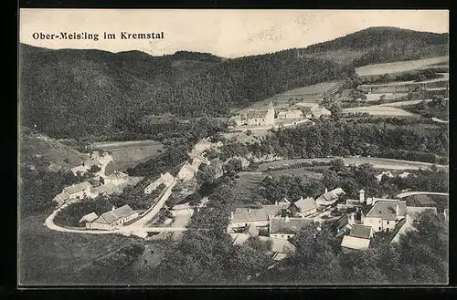 AK Ober-Meisling /Kremstal, Gesamtansicht von oben