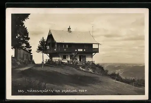 AK Jauerling, Gasthaus Theresiahütte am Jauerling