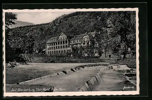AK Bad Blankenburg /Thür. Wald, Ruhe-Heim