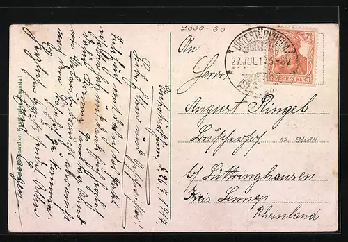 AK Untertürkheim, Teilansicht