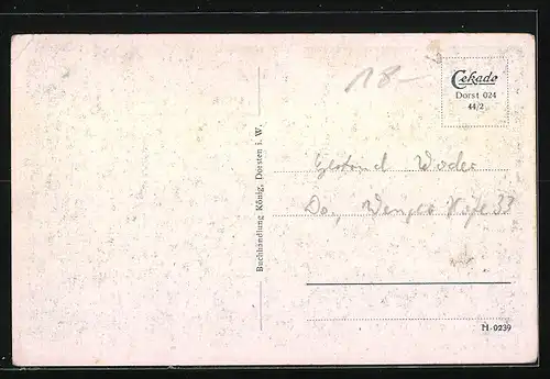 AK Dorsten i. W., Ansicht Bismarckwall