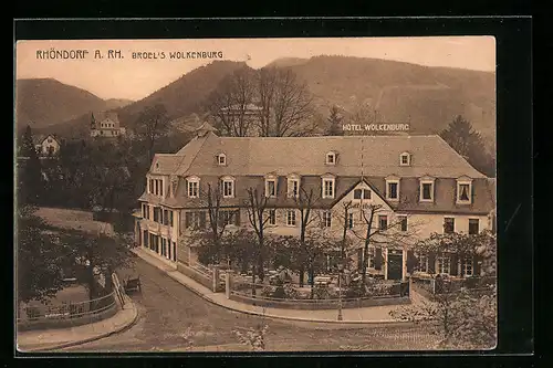 AK Rhöndorf a. Rh., Broel`s Hotel Wolkenburg