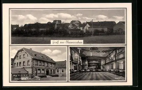 AK Oberwerschen, Gasthof zur Hoffnung