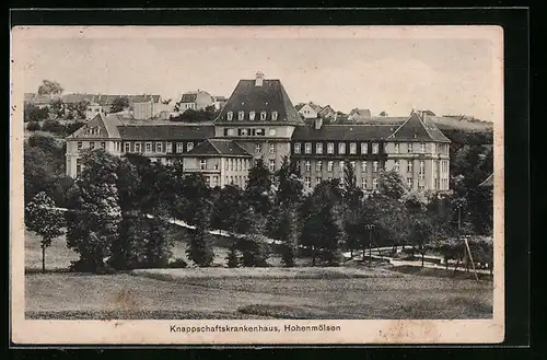 AK Hohenmölsen, Partie am Knappschaftskrankenhaus