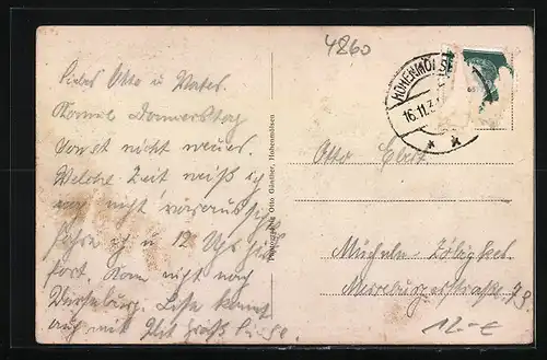 AK Hohenmölsen, Partie am Knappschaftskrankenhaus