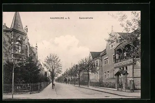 AK Naumburg a. S., Partie in der Sedanstrasse