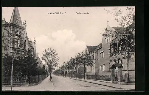 AK Naumburg a. S., Partie in der Sedanstrasse