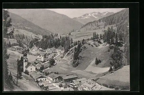 AK Gries am Brenner, Ortsansicht mit Umgebung aus der Vogelschau