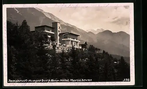 AK Innsbruck-Hungerburg, Hotel Mariabrunn