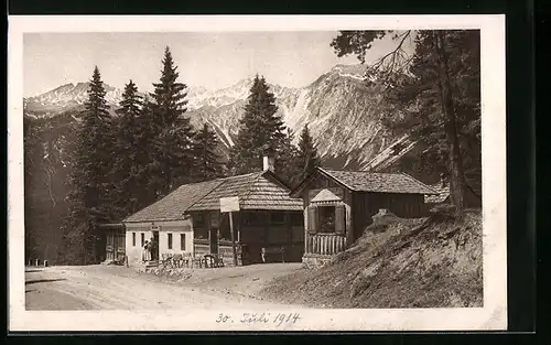 AK Fernpass, Gasthof Fernpass von Karl Heel