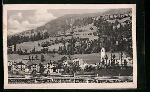 AK Hippach /Zillertal, Teilansicht mit Kirche