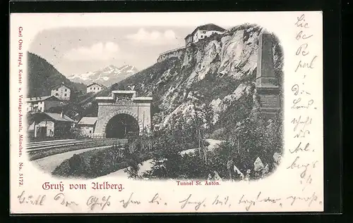 AK St. Anton /Arlberg, Tunnel St. Anton