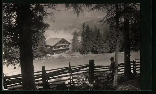 AK Schwaz, Gasthaus Alpenhof Grafenast