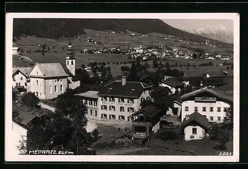 AK Bad Medratz, Ortsansicht mit Kirche