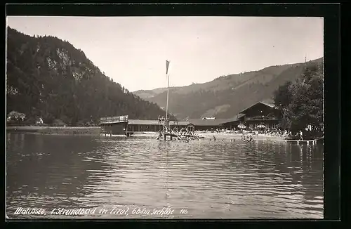 AK Walchsee, Strandbad, Gesamtansicht