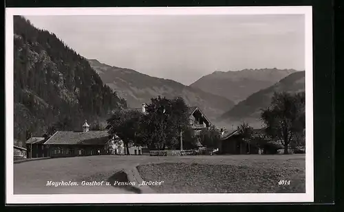 AK Mayrhofen, Gasthof und Pension Brücke
