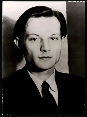 Fotografie Wolfgang Harich, marxistischen Intellektuellen, deutscher Philosoph, Journalist der DDR