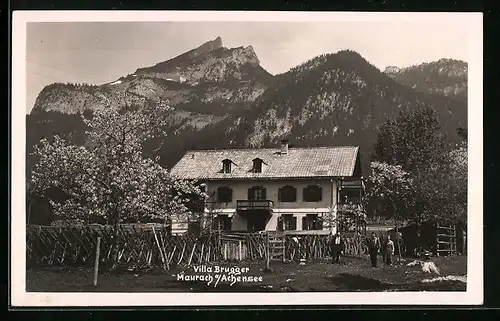 AK Maurach a. Achensee, Blick auf die Villa Brugger