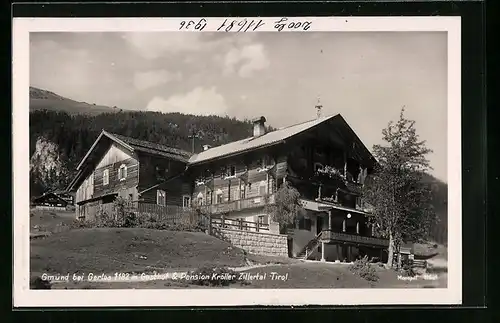 AK Gmünd bei Gerlos, Gasthof & Pension Kröller