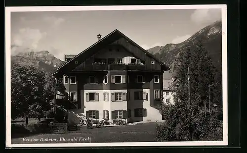 AK Ehrwald, Hotel-Pension Daheim