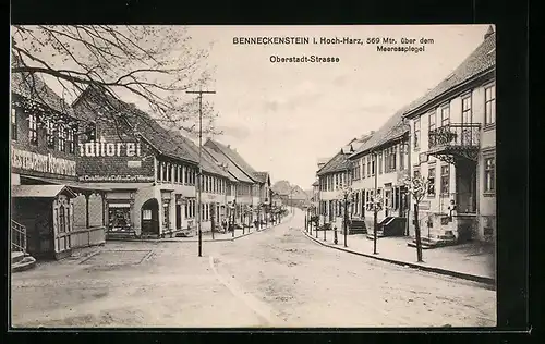 AK Benneckenstein i. Hoch-Harz, Oberstadt-Strasse