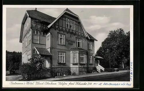 AK Elend i. Oberharz, Hartmann`s Hotel mit Restaurant