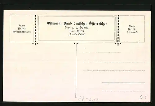 Künstler-AK Ernst Kutzer: Fremde Gäste, Die Freiheitskriege 1806-1815