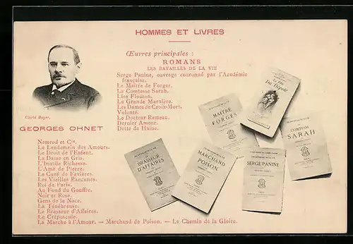 AK Dichter Georges Ohnet