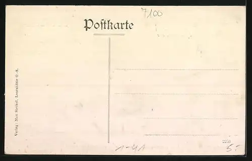 AK Im Garten bei Justinus Kerner, Theobald Kerner, Carl Mayer