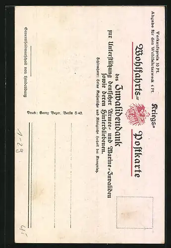 AK Paul von Hindenburg in Uniform mit Orden