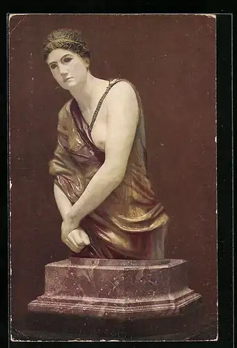 Künstler-AK Max Klinger: Statue der Kassandra