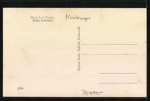 AK Perast, Otoci kod Perasta, Boka kotorska