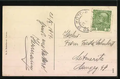 AK Kotor, Ortspartie mit Booten