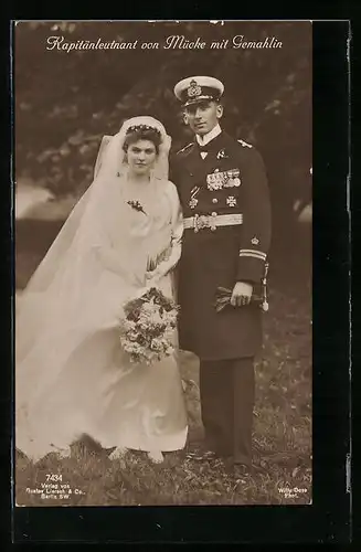 AK Kapitänleutnant von Mücke mit Gehmalin