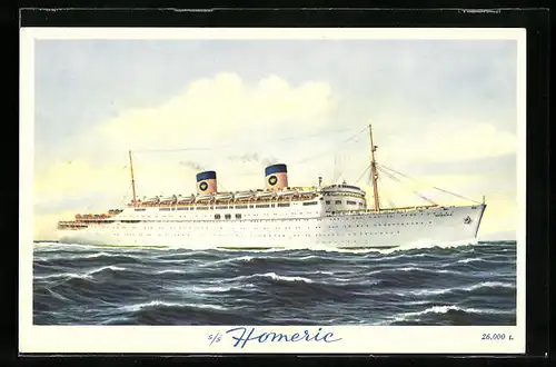 AK Passagierschiff SS Homeric
