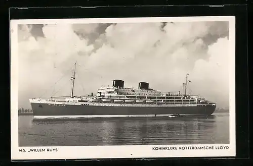 AK Passagierschiff MS Willem Ruys, Koninklijke Rotterdamsche Lloyd