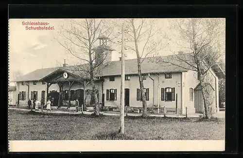 AK Schwabstadel, Blick zum Schiesshaus