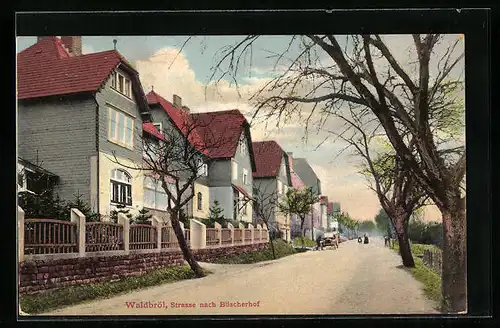 AK Waldbröl, Strasse nach Büscherhof