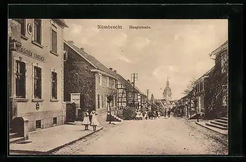 AK Nümbrecht, Kaiserliches Postamt in der Hauptstrasse